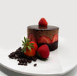 Dark Chocolate & Strawberry Mousse Cake