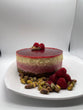 Raspberry, White Chocolate & Pistachio Mousse Cake