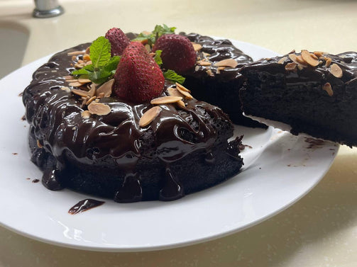 Zero Flour Chocolate Cake - Azelia Pte Ltd